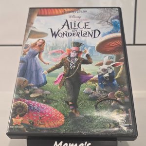 Alice in Wonderland DVD 2010 Tim Burton Johnny Depp Disney
