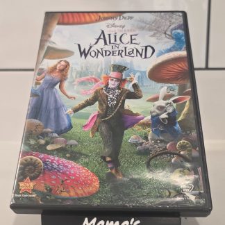 Alice in Wonderland DVD 2010 Tim Burton Johnny Depp Disney
