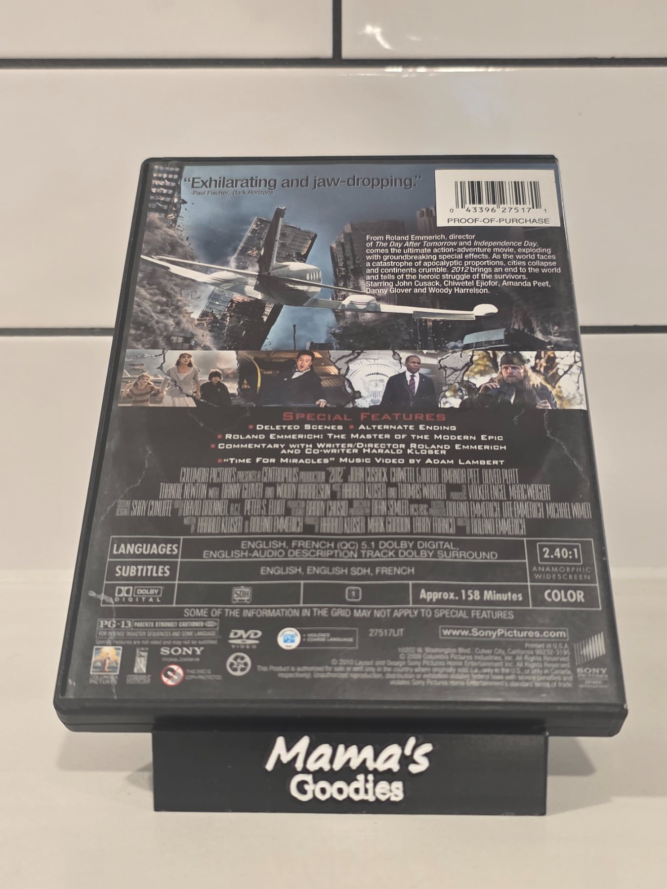 2012 DVD 2009 Disaster Film John Cusack Roland Emmerich - Image 2