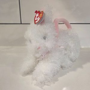 2005 Ty Beanie Babies Hutch Clutch White Bunny Rabbit Plush Purse