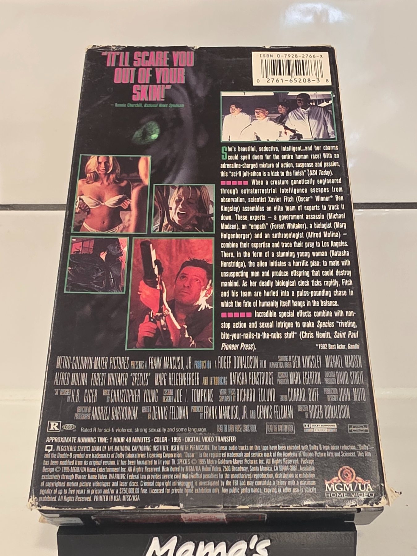 Species VHS 1995 MGM/UA Sci-Fi Horror Natasha Henstridge - Image 2