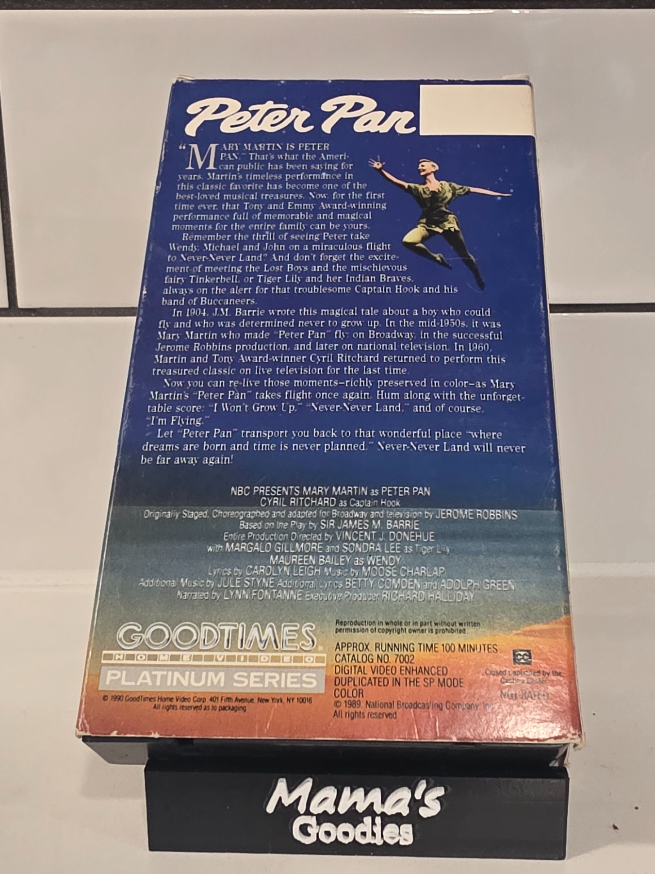 Peter Pan Mary Martin VHS 1989 GoodTimes Platinum Series Musical - Image 2