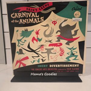 Vintage Saint-Saens Carnival of the Animals Ibert Slatkin Capitol LP P-8270