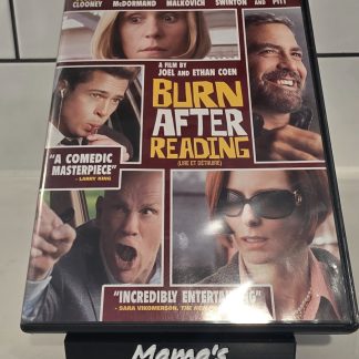 Burn After Reading DVD George Clooney Brad Pitt Coen Brothers