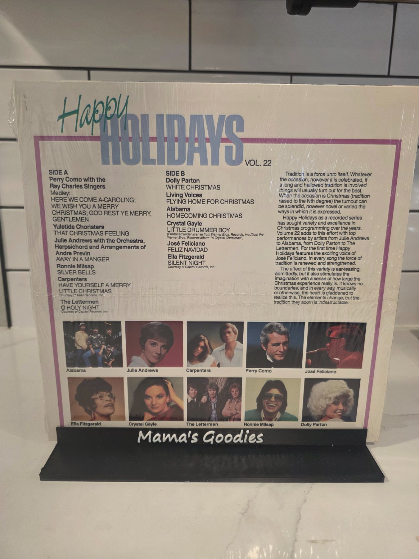 True Value Happy Holidays Vol. 22 Christmas Various Artists Vinyl LP - Image 2