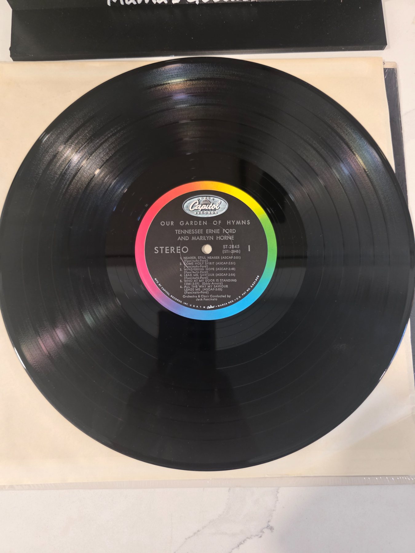 Tennessee Ernie Ford Marilyn Horne Our Garden of Hymns Stereo LP ST-2845 - Image 3