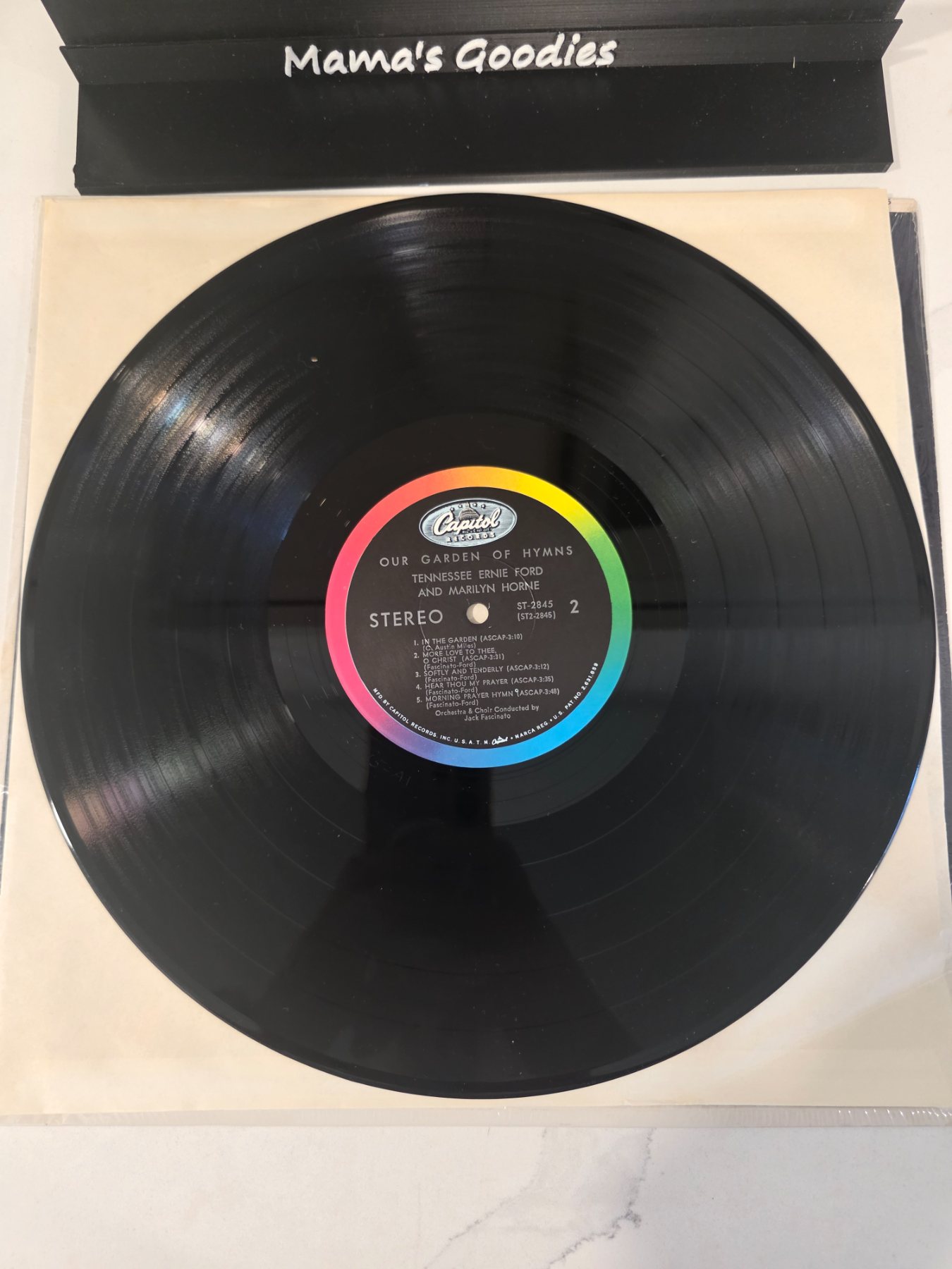 Tennessee Ernie Ford Marilyn Horne Our Garden of Hymns Stereo LP ST-2845 - Image 4