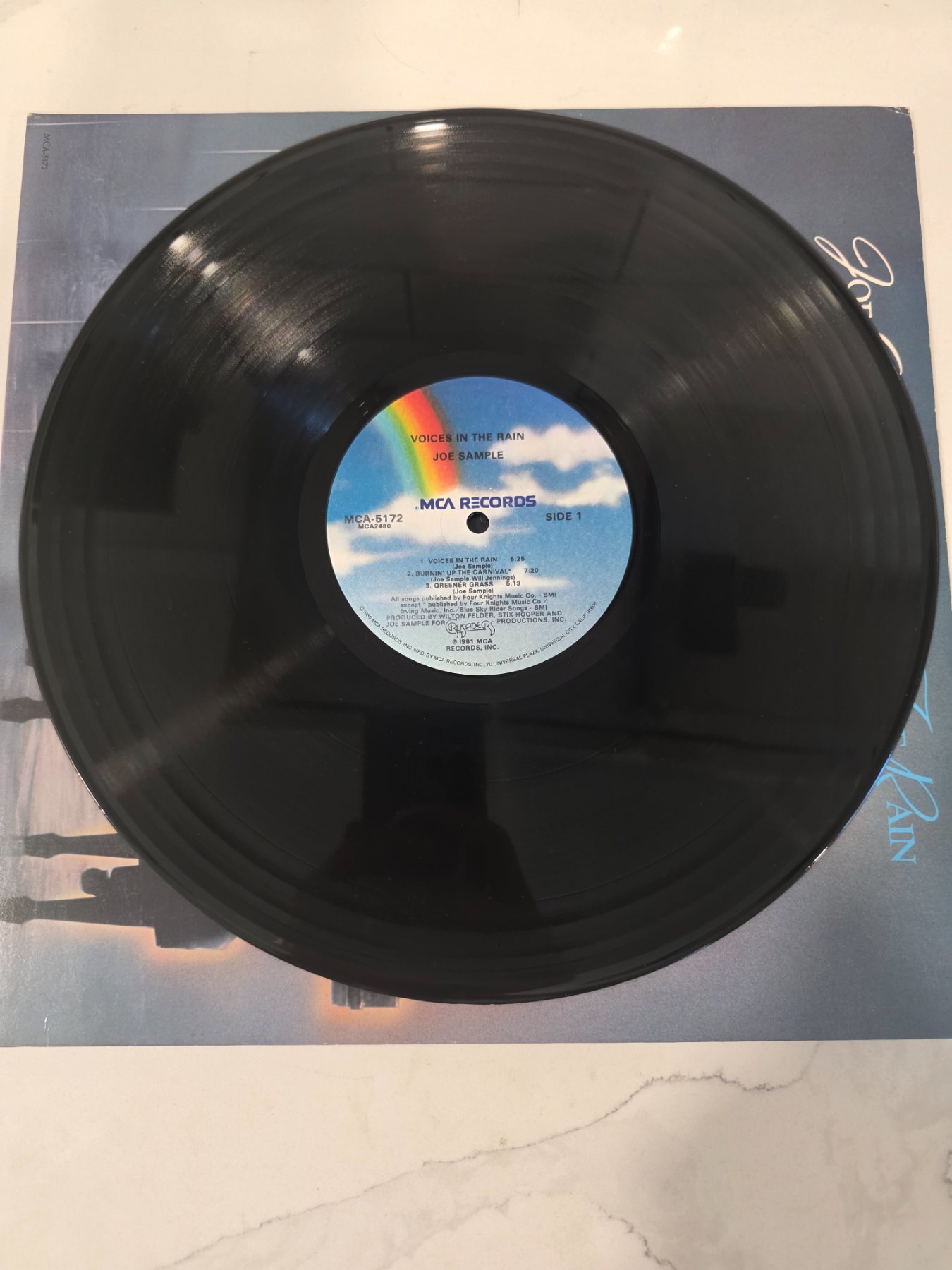 Joe Sample Voices In The Rain 1981 MCA-5172 Jazz LP Vinyl - Image 4