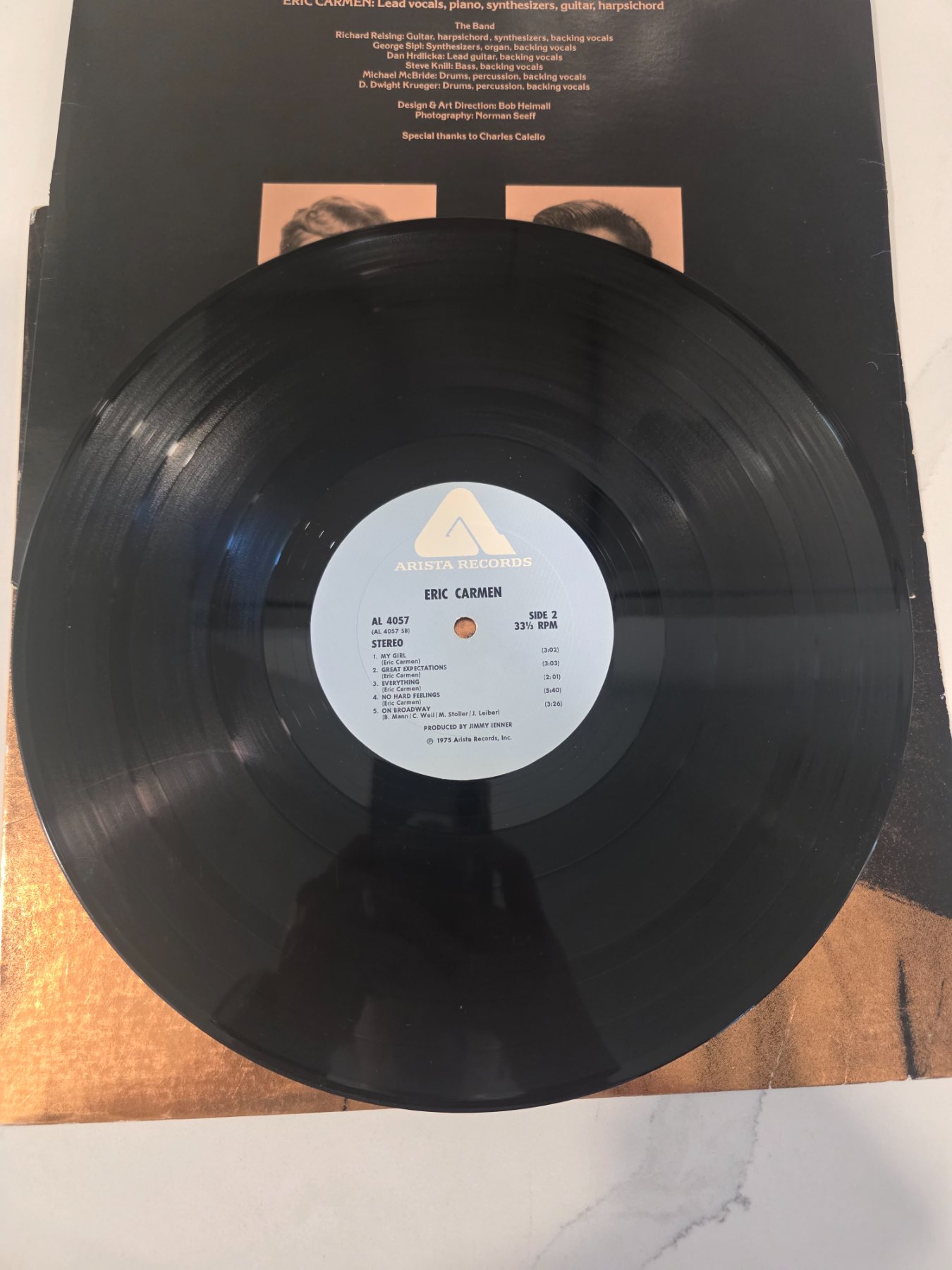 Eric Carmen Self Titled 1975 Arista AL 4057 Vinyl LP - Image 4