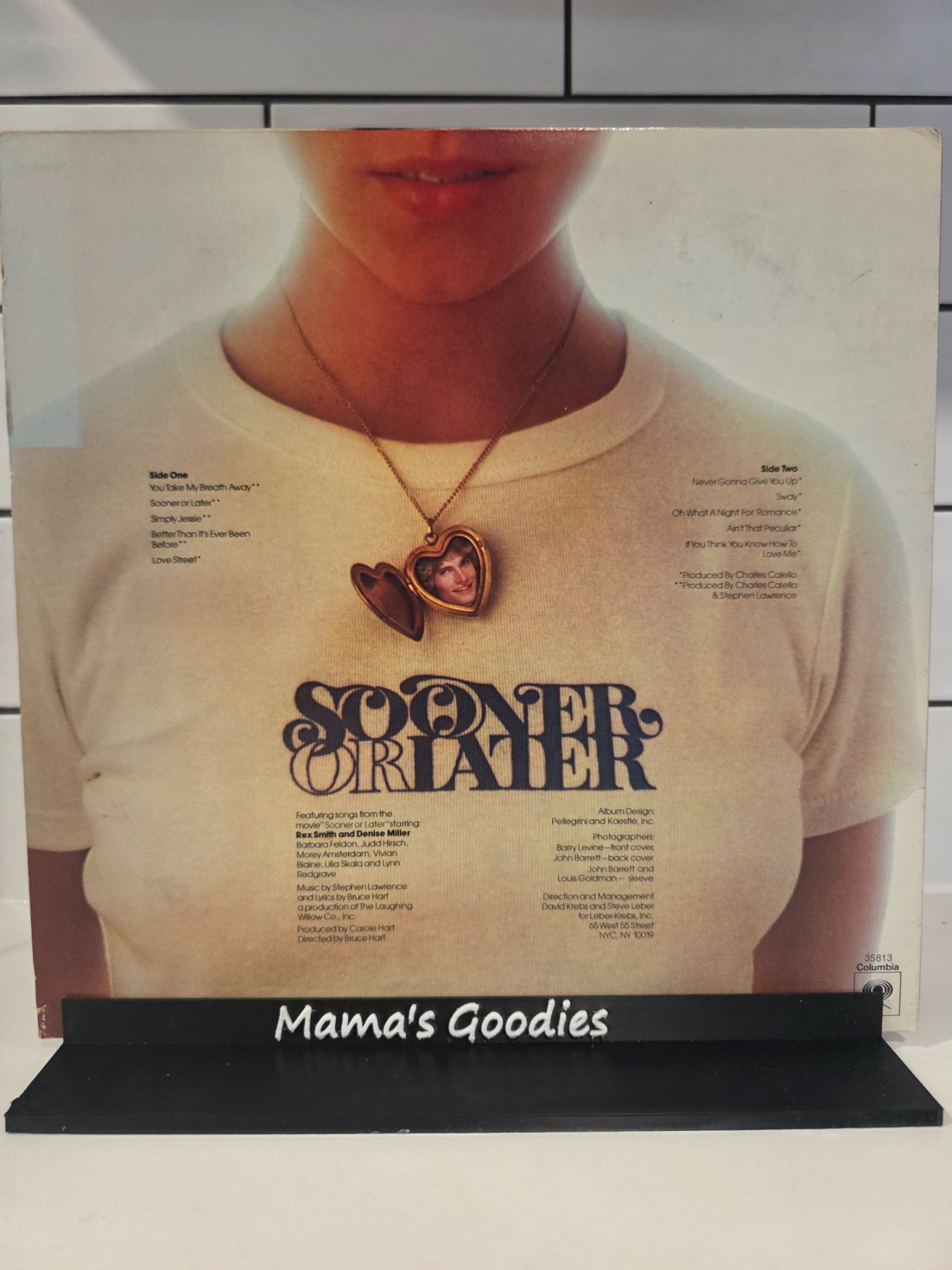 Rex Smith Sooner Or Later 1979 Columbia JC 35813 Vinyl LP - Image 2