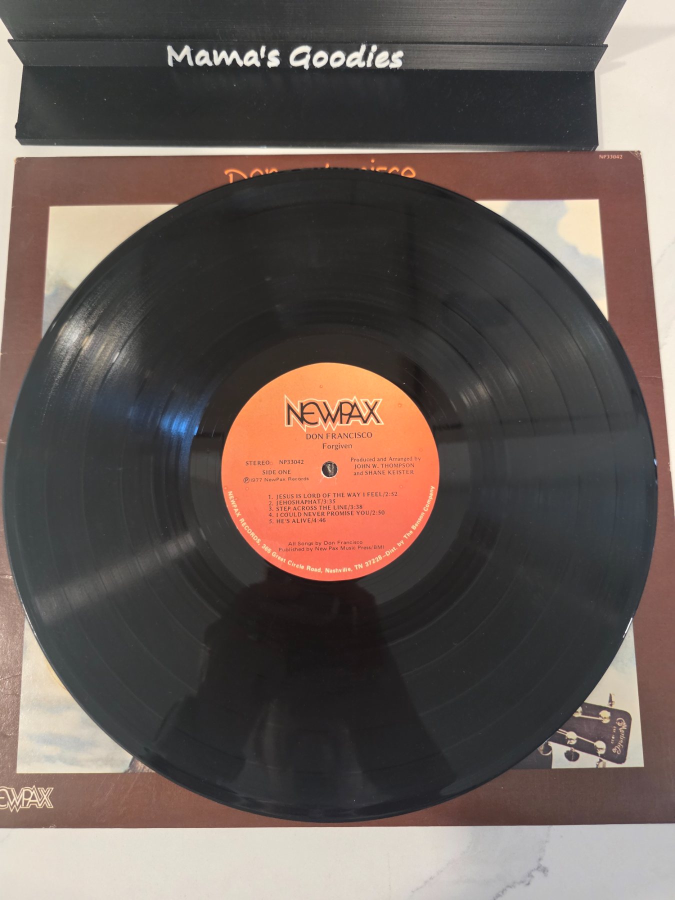 Don Francisco Forgiven 1977 NewPax NP33042 Christian Gospel LP - Image 3