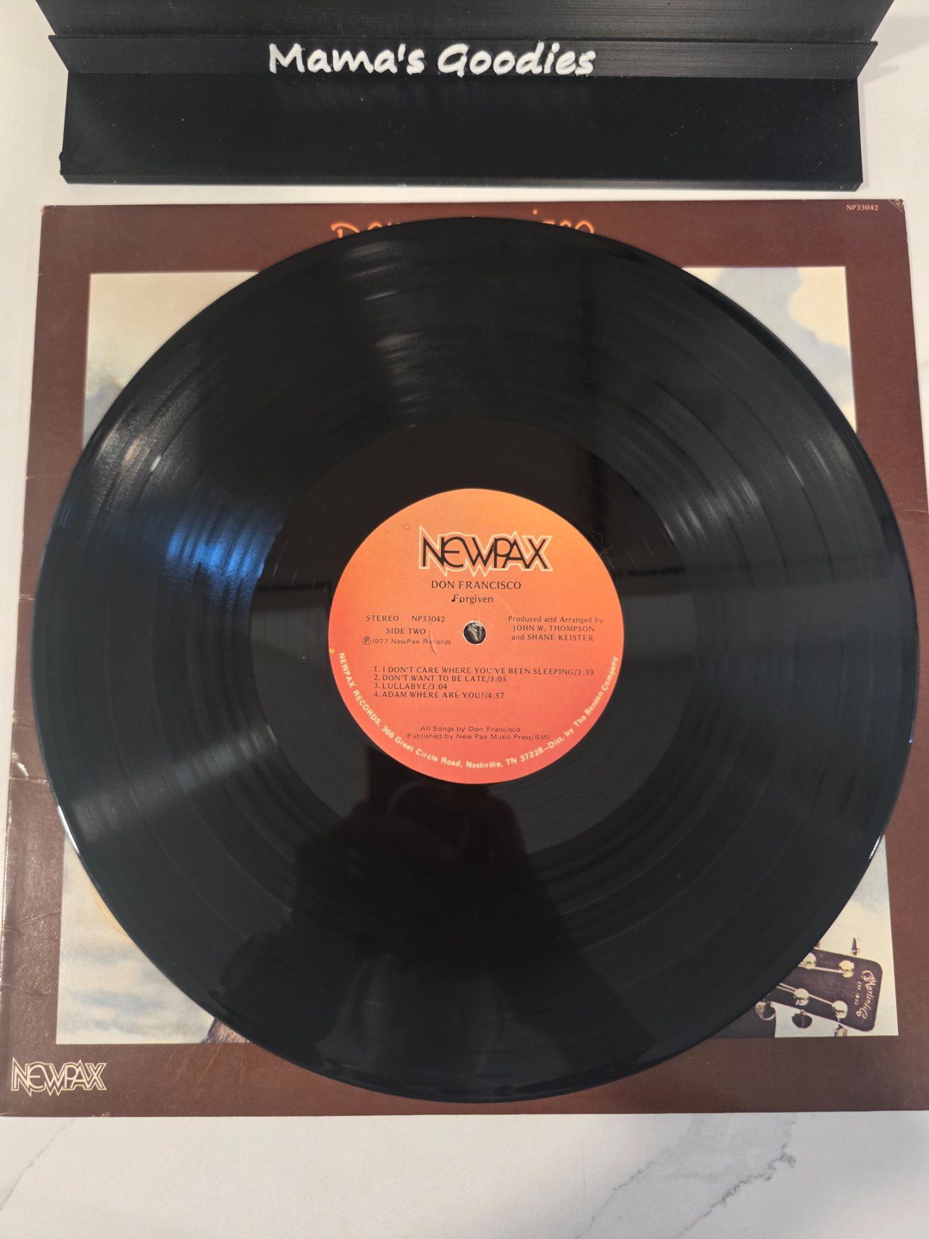 Don Francisco Forgiven 1977 NewPax NP33042 Christian Gospel LP - Image 4