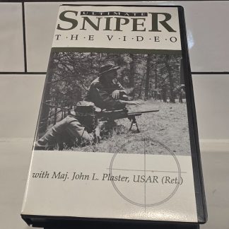 Ultimate Sniper The Video VHS 1993 Paladin Press Maj John L Plaster