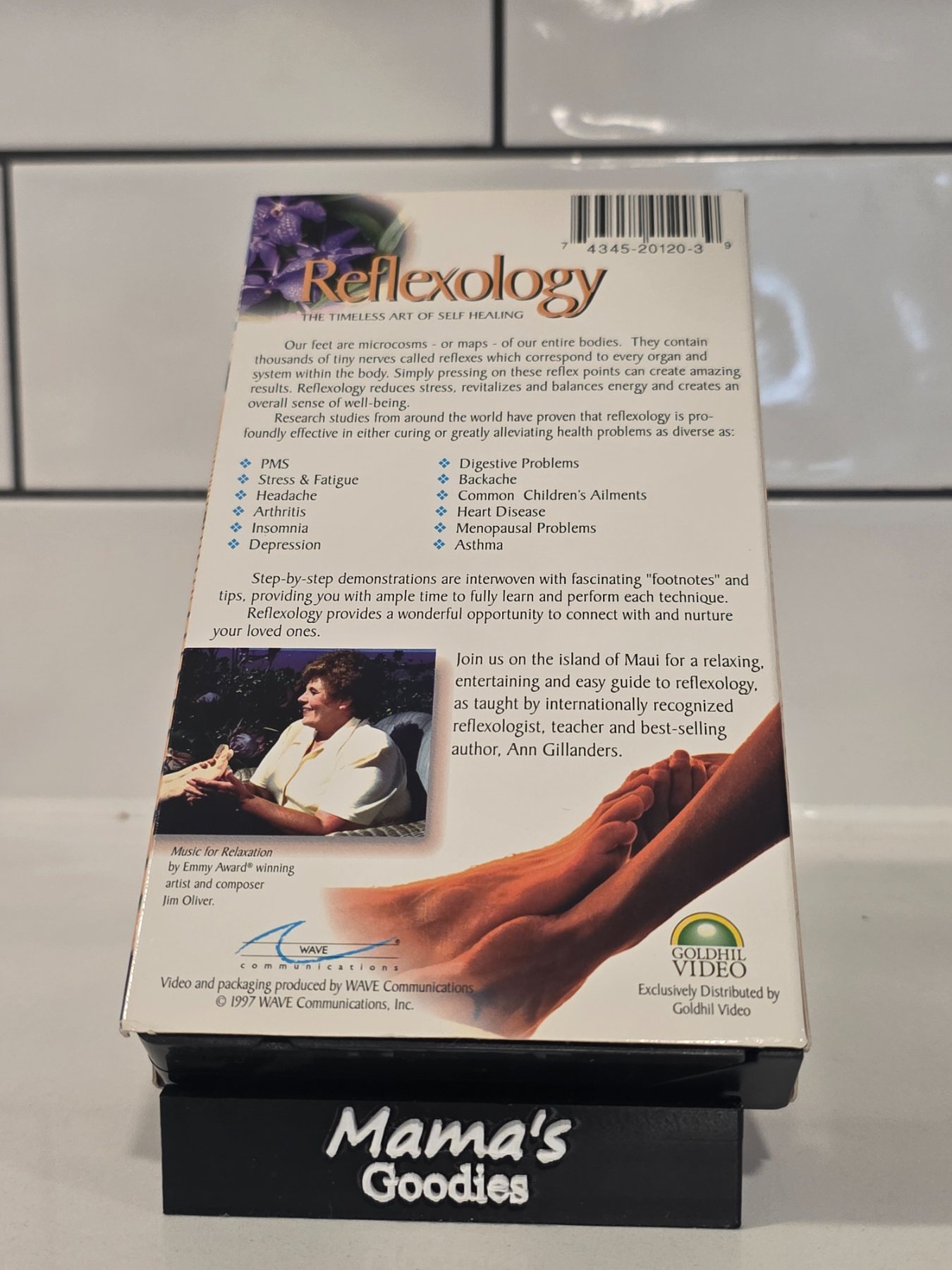 Reflexology The Timeless Art of Self Healing VHS 1997 Ann Gillanders - Image 2