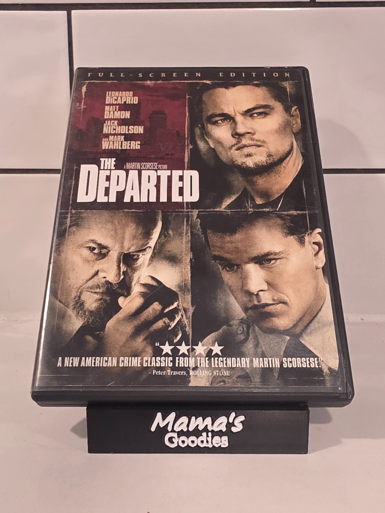 The Departed DVD Full Screen 2006 Leonardo DiCaprio Matt Damon