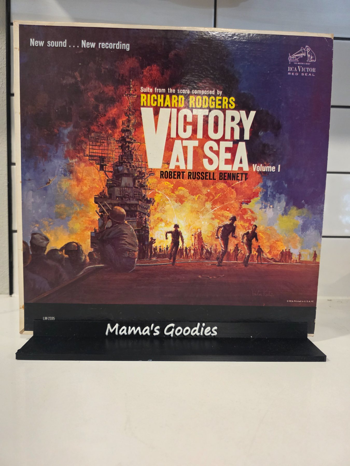 Richard Rodgers Victory at Sea Volume I RCA Red Seal LP LM-2335