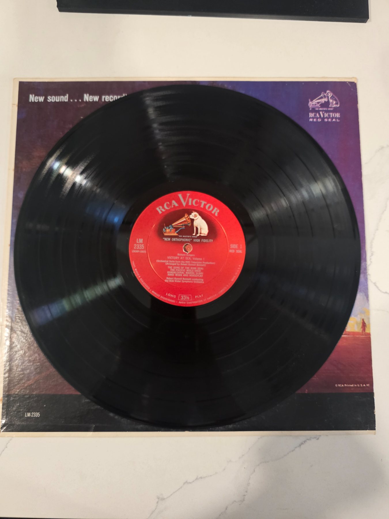 Richard Rodgers Victory at Sea Volume I RCA Red Seal LP LM-2335 - Image 3
