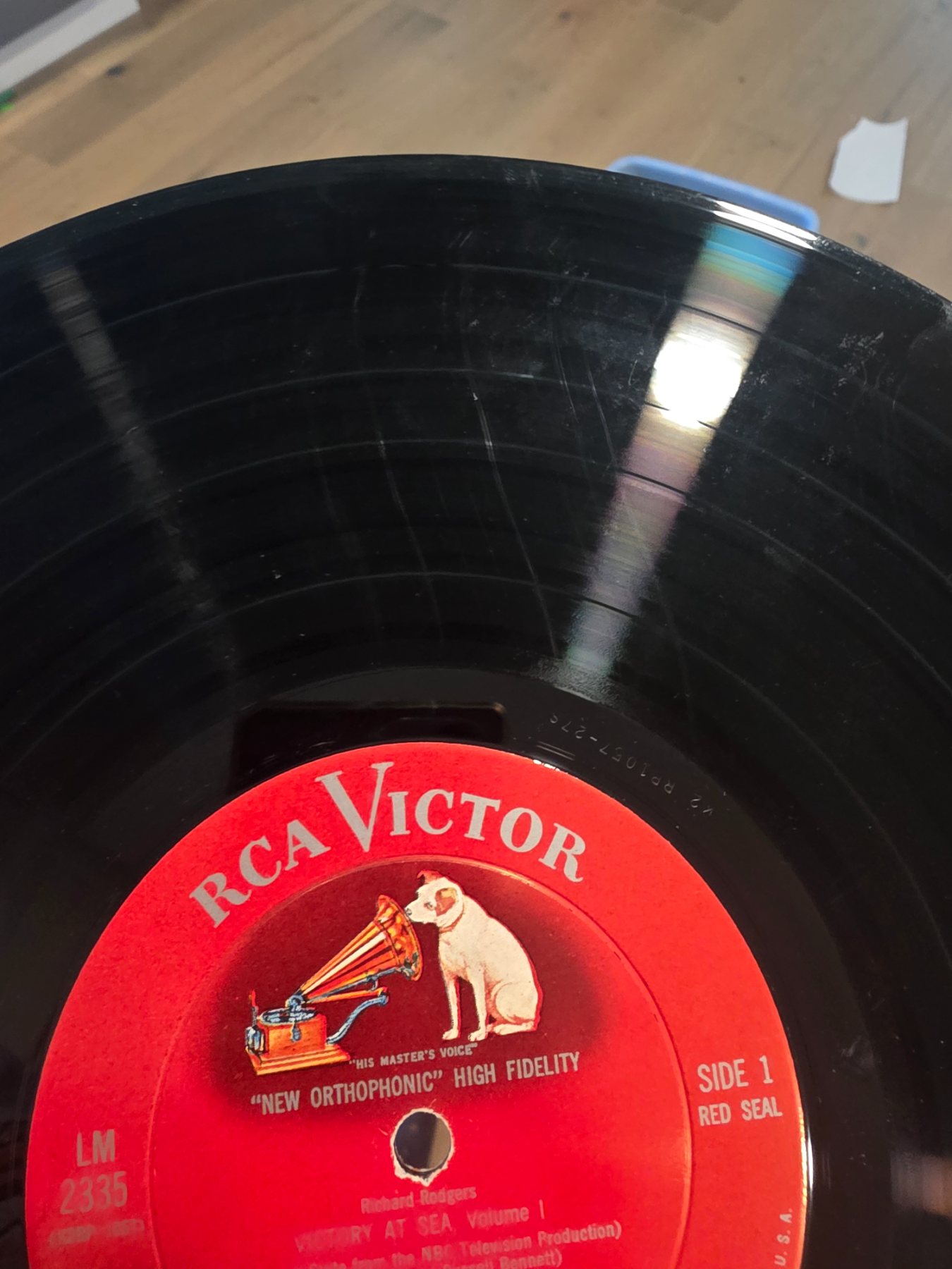 Richard Rodgers Victory at Sea Volume I RCA Red Seal LP LM-2335 - Image 5
