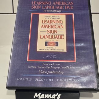 Learning American Sign Language DVD 2nd Ed Levels I & II Humphries Padden