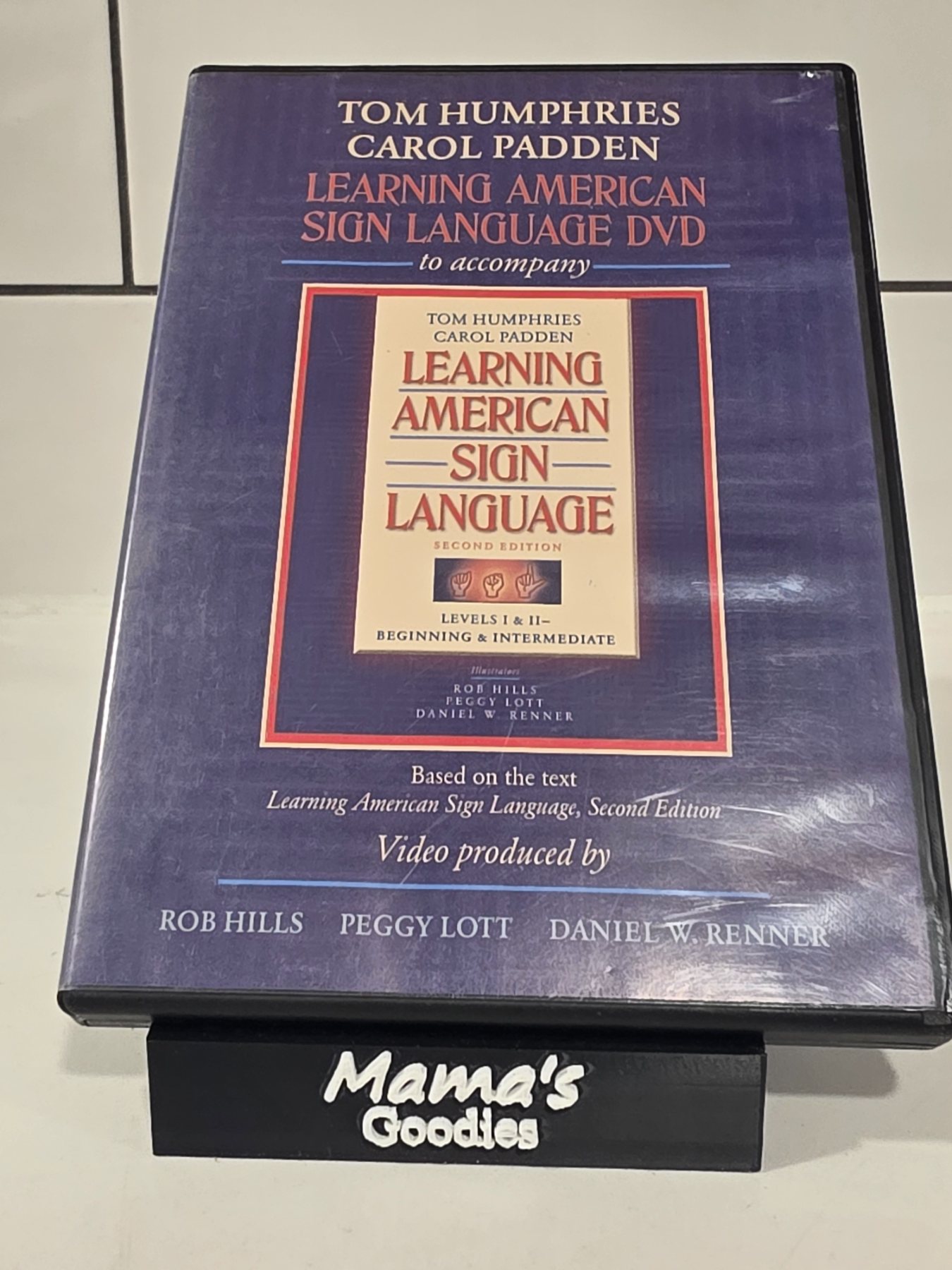 Learning American Sign Language DVD 2nd Ed Levels I & II Humphries Padden