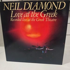 Neil Diamond Love at the Greek 1977 Columbia 2xLP Live Vinyl Record