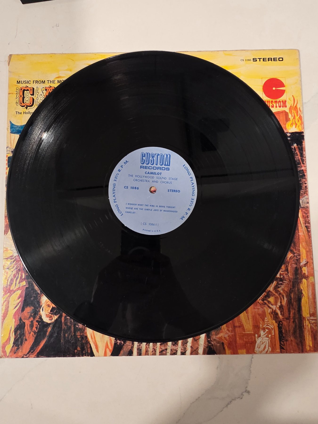 Camelot Soundtrack LP Hollywood Sound Stage Orchestra & Chorus CS 1086 - Image 5