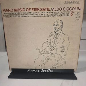 Erik Satie Piano Music Volume 2 Aldo Ciccolini Angel S-36459 LP