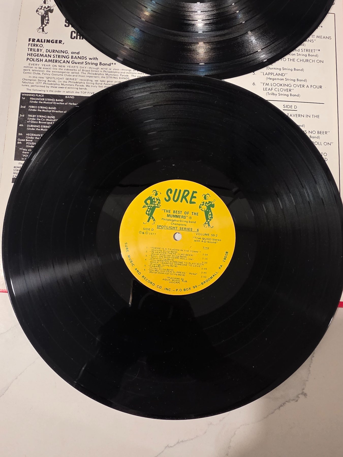Vintage 1977 Best of the Mummers Vol 59-2 2xLP Philadelphia String Bands - Image 4