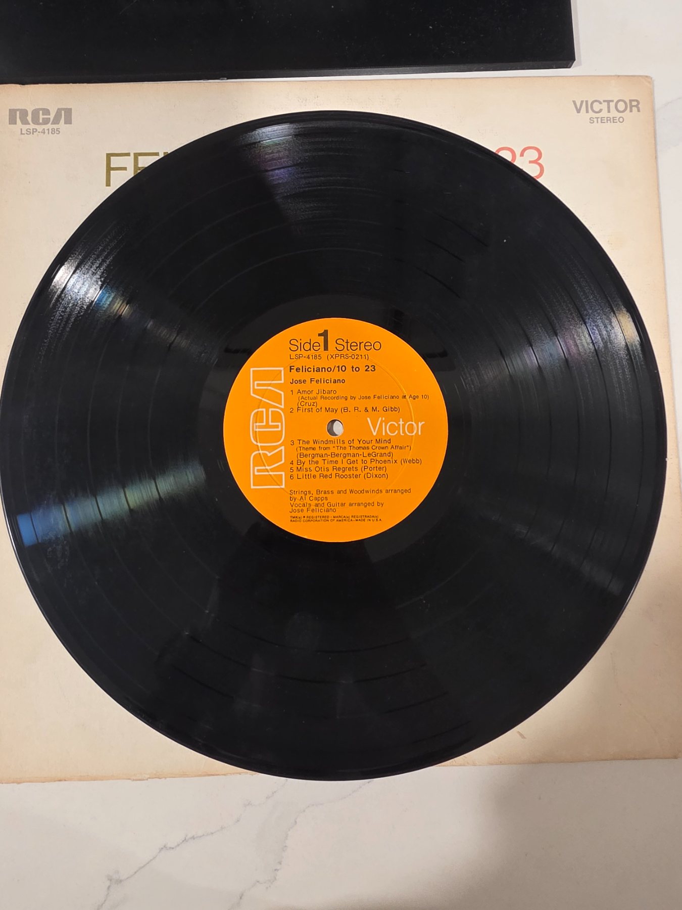 Jose Feliciano Feliciano/10 to 23 LP RCA Victor LSP-4185 Stereo - Image 3
