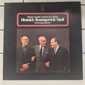 Brahms Double Concerto LP Oistrakh Rostropovich Szell Angel SFO-36032