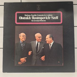 Brahms Double Concerto LP Oistrakh Rostropovich Szell Angel SFO-36032