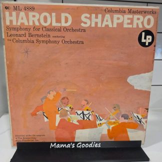 Harold Shapero Symphony for Classical Orchestra Bernstein Columbia ML 4889 LP