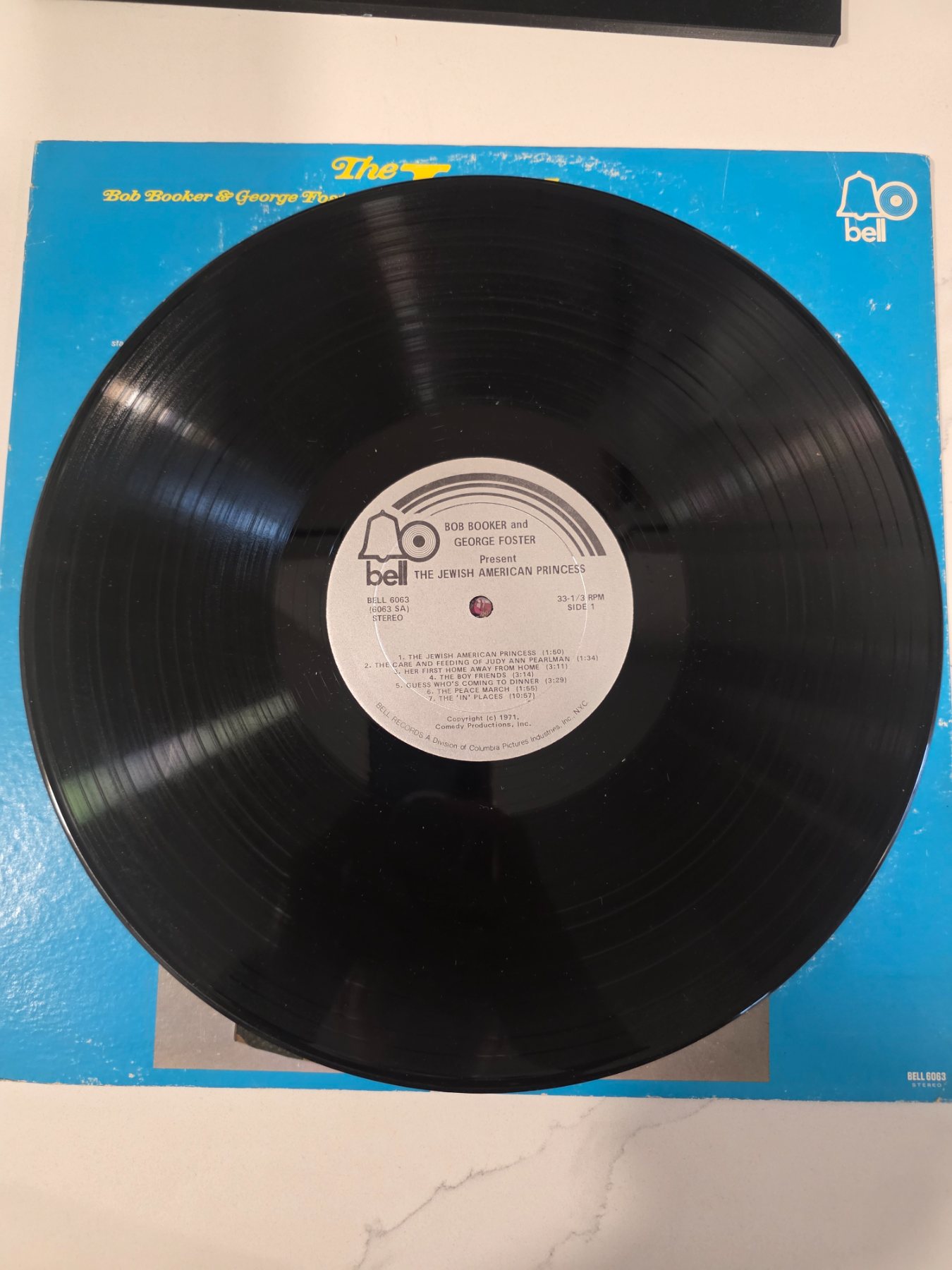 Bob Booker & George Foster The Jewish American Princess LP Bell 6063 1971 - Image 3