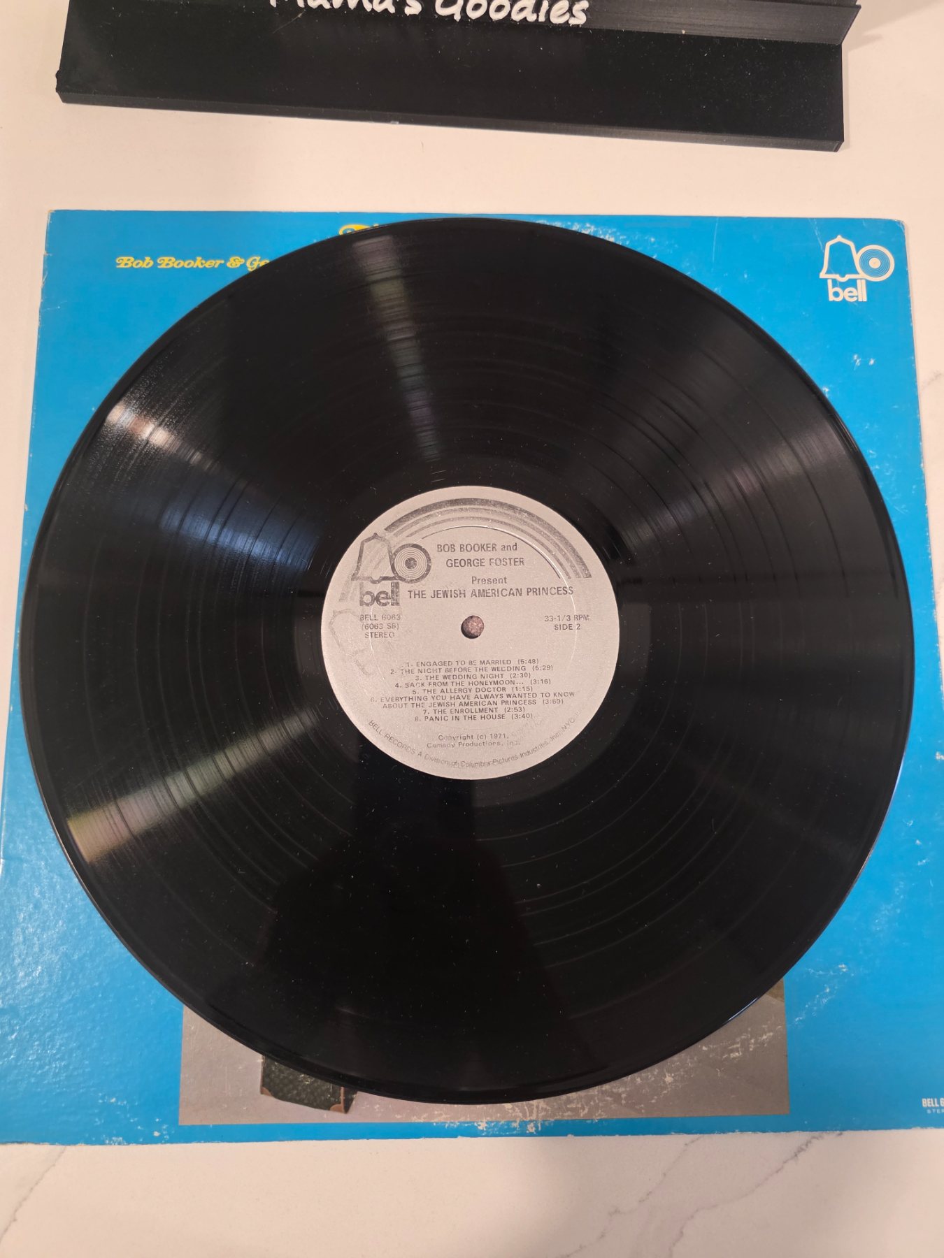 Bob Booker & George Foster The Jewish American Princess LP Bell 6063 1971 - Image 4
