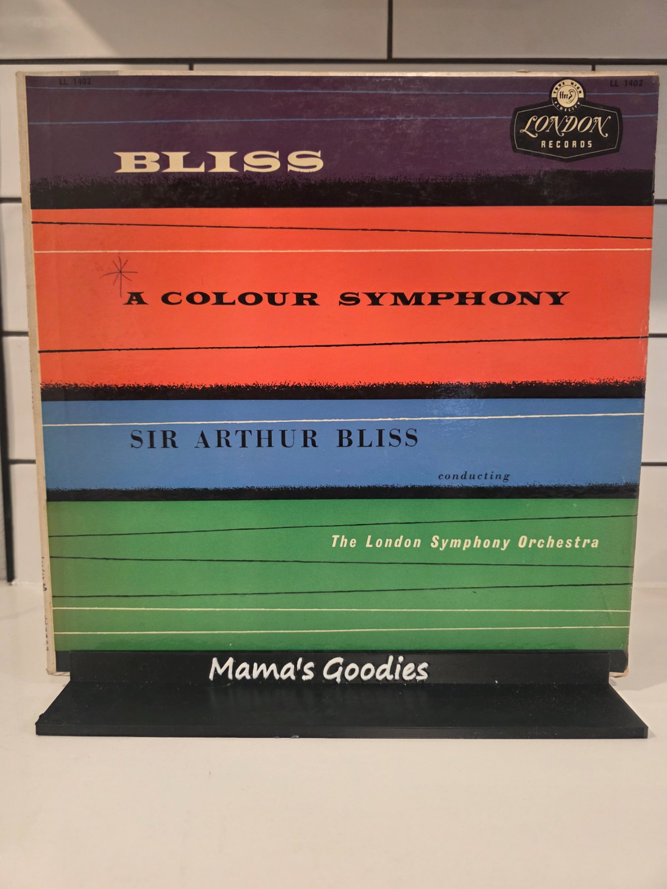 Arthur Bliss A Colour Symphony London Symphony Orchestra LP LL 1402