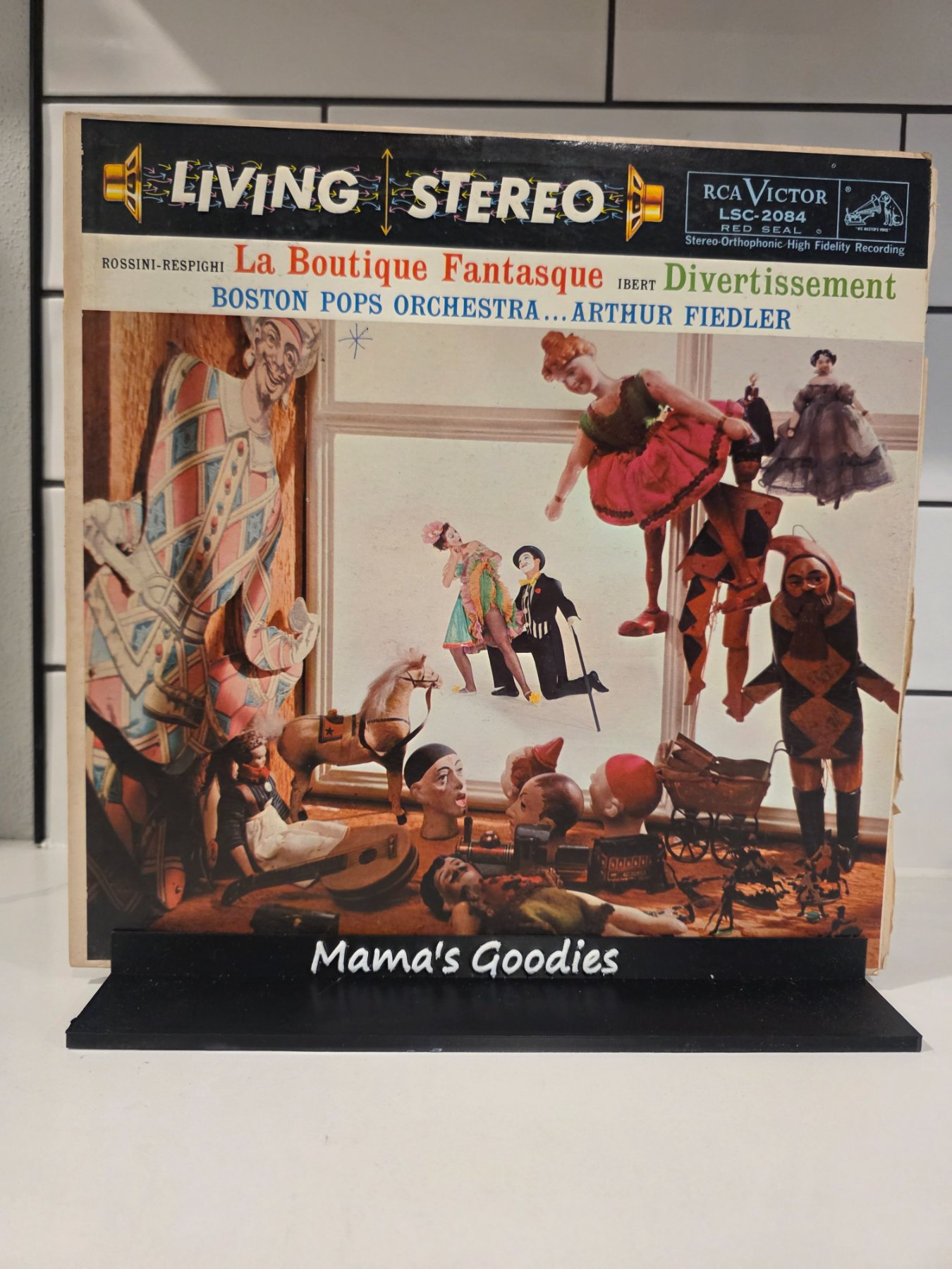 Boston Pops Arthur Fiedler La Boutique Fantasque Divertissement LP LSC-2084