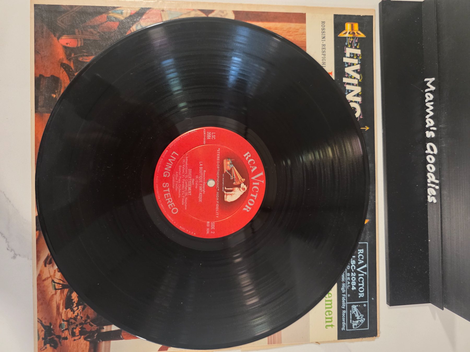 Boston Pops Arthur Fiedler La Boutique Fantasque Divertissement LP LSC-2084 - Image 4