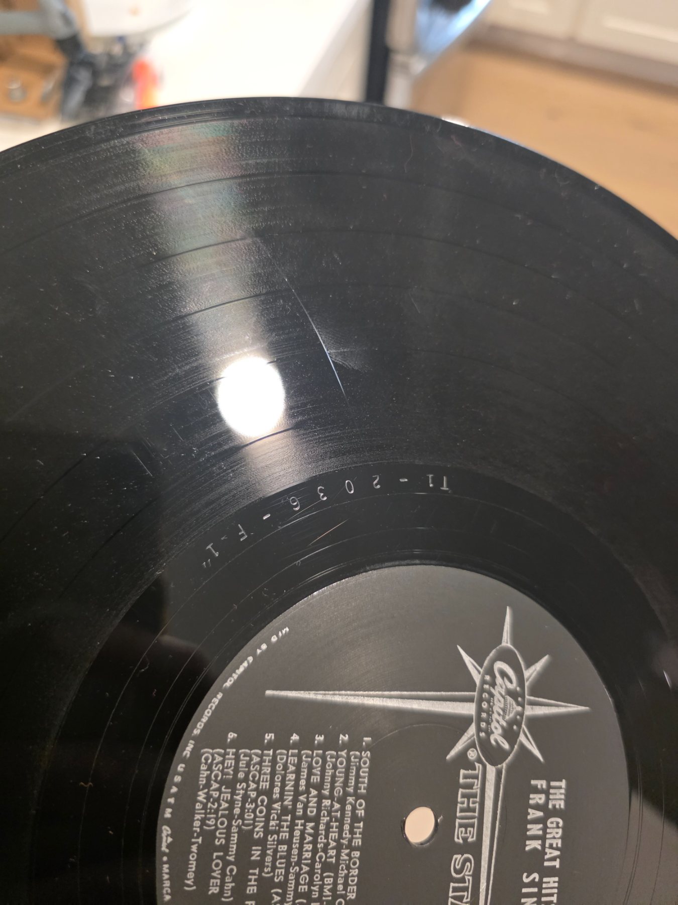 Frank Sinatra The Great Hits Capitol Star Line T-2036 Mono LP - Image 5