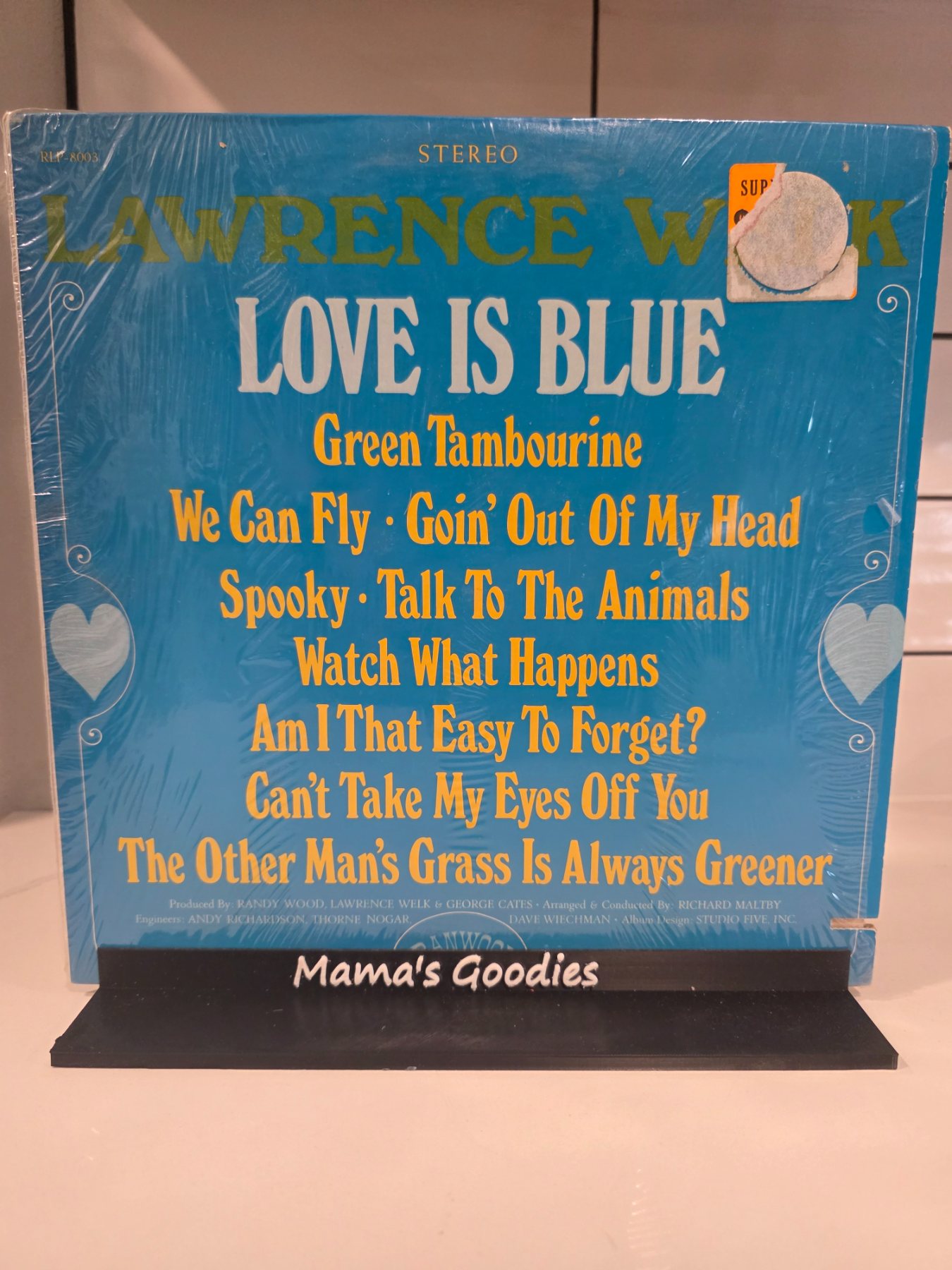 Lawrence Welk Love Is Blue 1968 Ranwood RLP 8003 Stereo LP