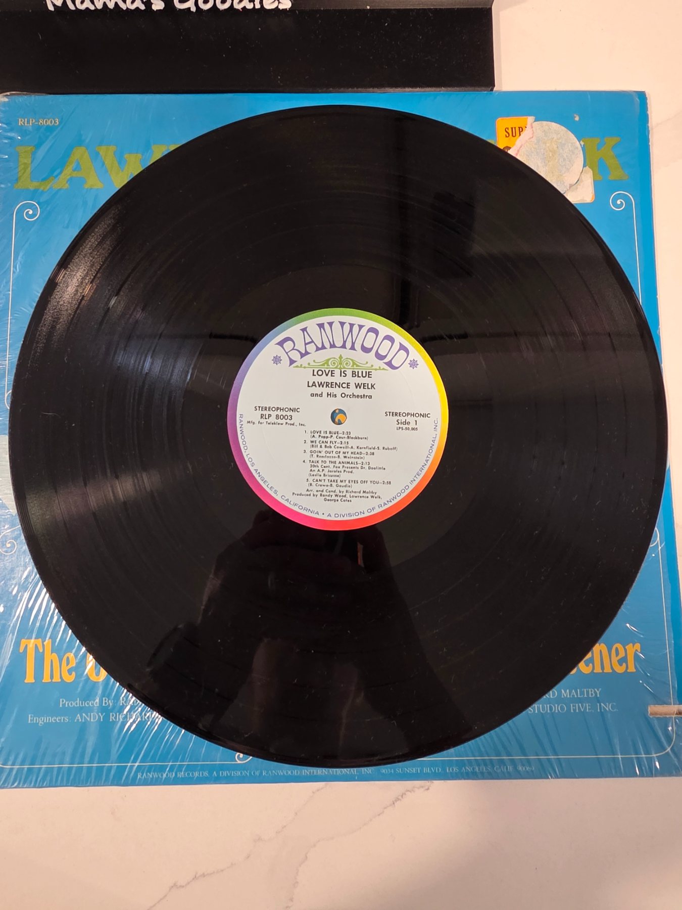 Lawrence Welk Love Is Blue 1968 Ranwood RLP 8003 Stereo LP - Image 3