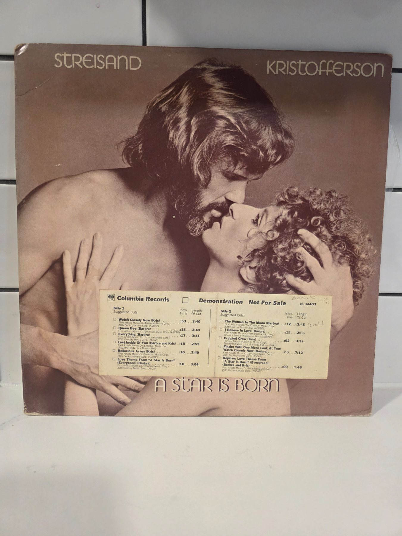 Living Strings Play Henry Mancini LP RCA Camden CAS 736 in A Star Is Born Sleeve