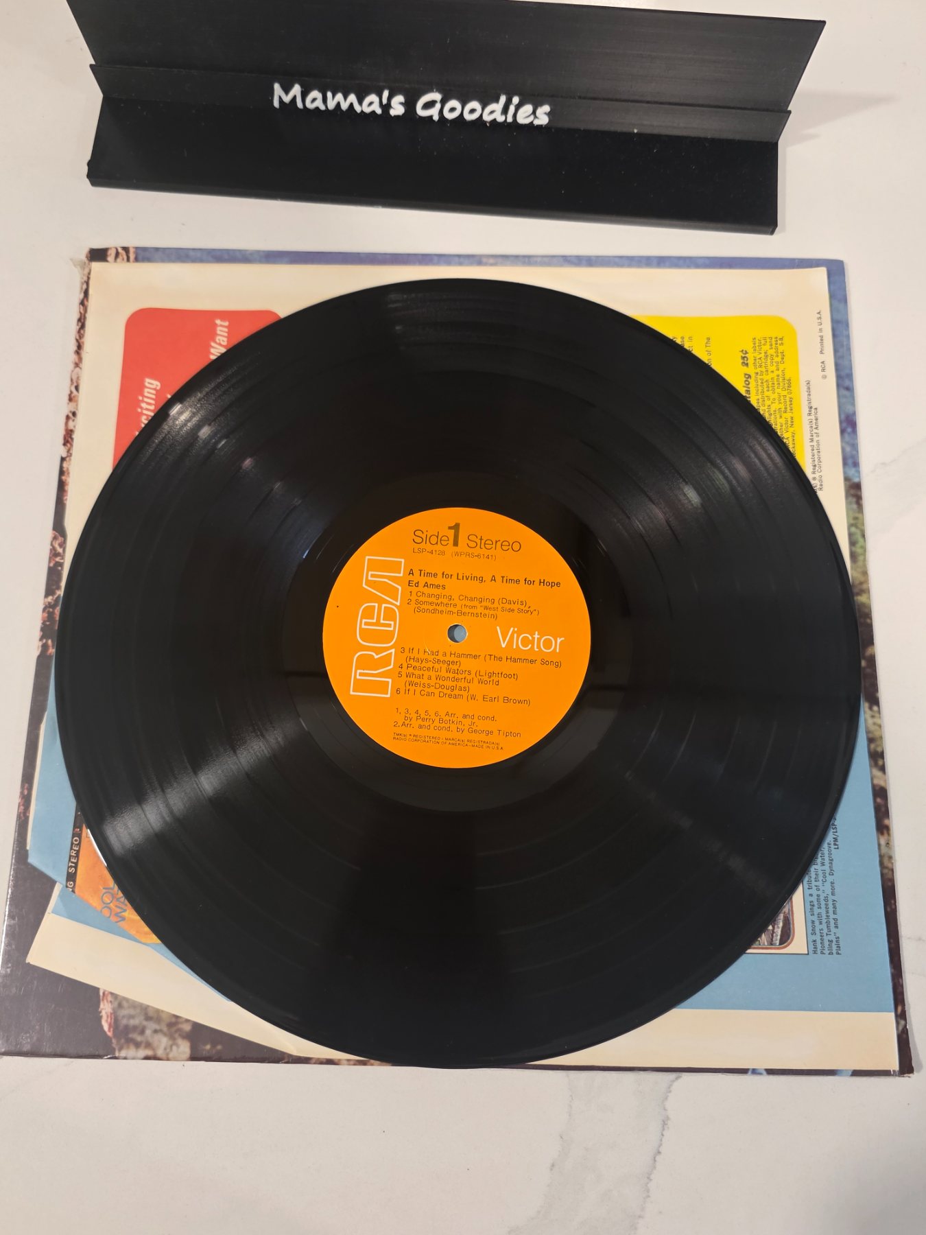 Ed Ames A Time For Living A Time For Hope RCA Victor Stereo LP LSP-4128 - Image 3