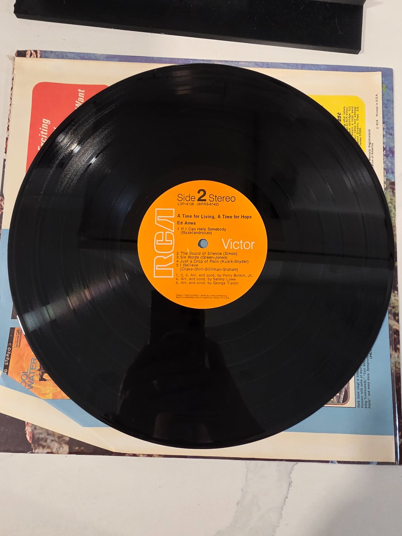 Ed Ames A Time For Living A Time For Hope RCA Victor Stereo LP LSP-4128 - Image 4