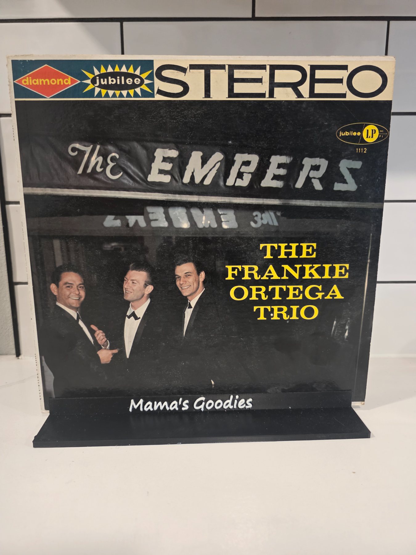 Frankie Ortega Trio At The Embers Stereo LP Jubilee SDJLP 1112 Vintage