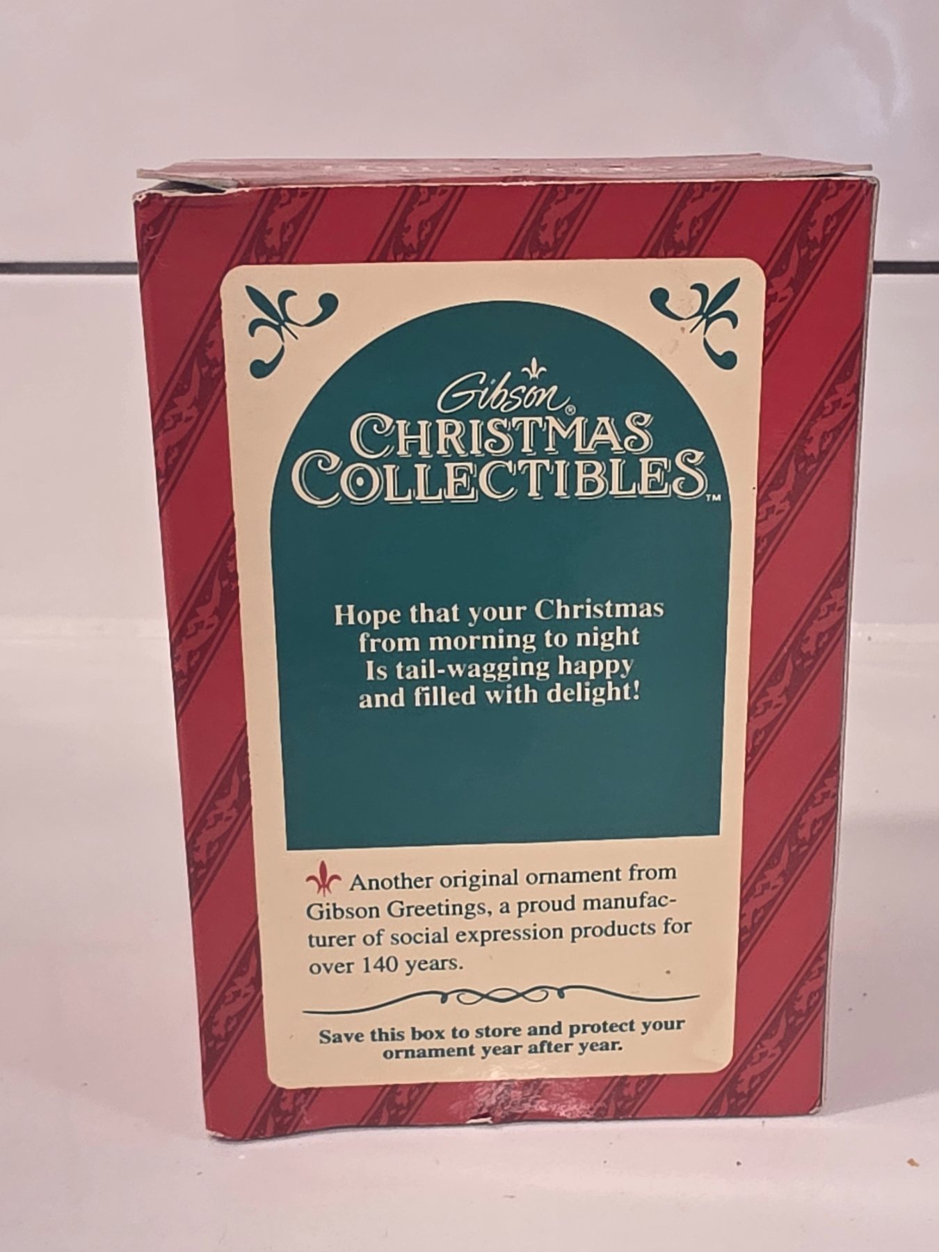 1994 Gibson Christmas Collectibles Pup Delivery Dalmatian Ornament - Image 2