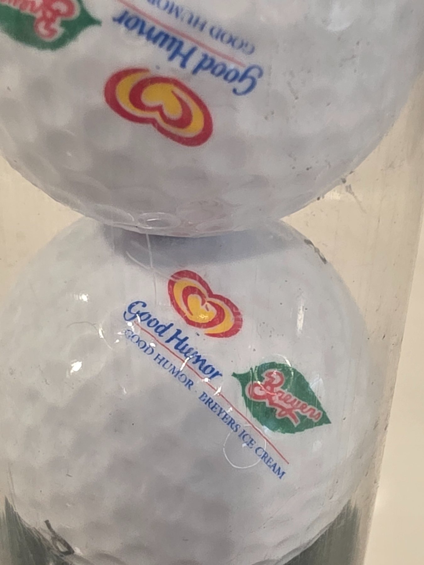 Humor Breyers Ice Cream Golf Ball & Tee Gift Set 2 Balls - Image 2