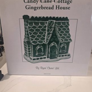Byers' Choice Candy Cane Cottage Gingerbread House Christmas 2016