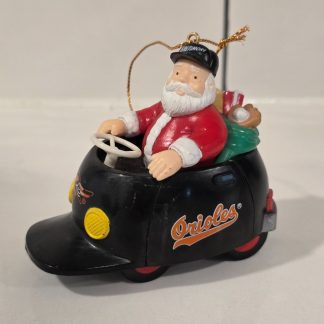 Russ Baltimore Orioles Santa's Bullpen Buggy Christmas Ornament 1993
