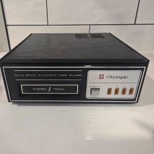 Vintage Olympic TD-30 Solid State Automatic Stereo 8-Track Player Japan
