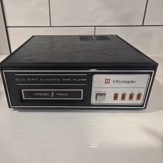 Vintage Olympic TD-30 Solid State Automatic Stereo 8-Track Player Japan